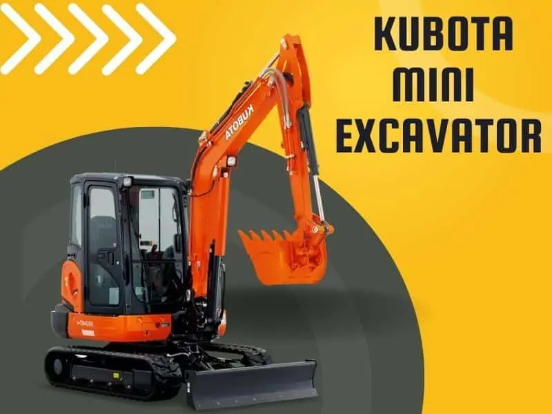 Kubota mini excavator