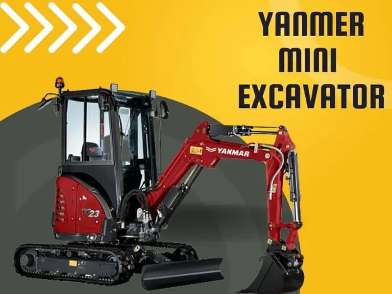 Yanmar mini excavator