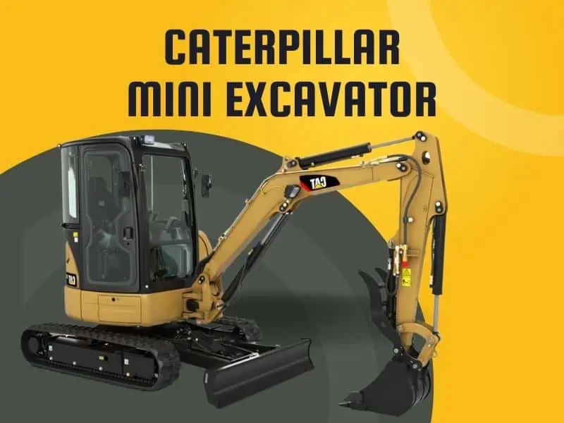 caterpillar mini excavator