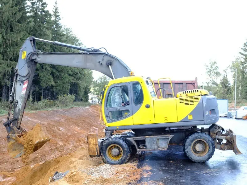 digging power of wheel excavator