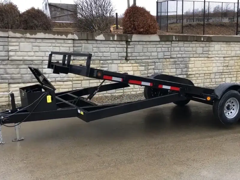 Hydraulic Tilt Deck Mini Excavator Trailer
