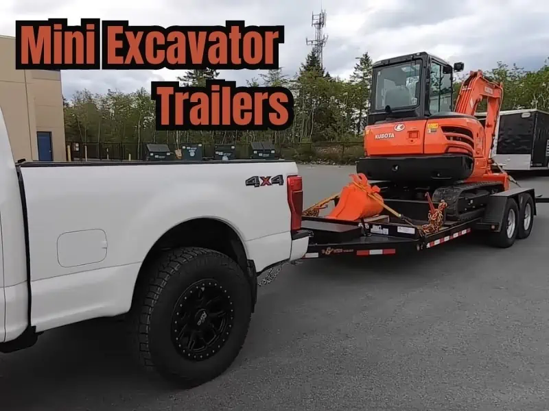 Mini Excavator Trailers