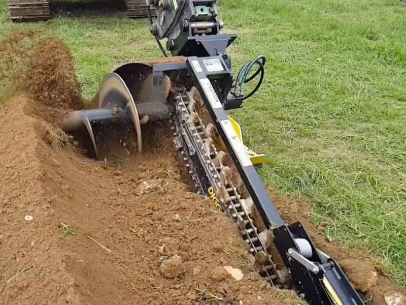 Mini Excavator Trenchers