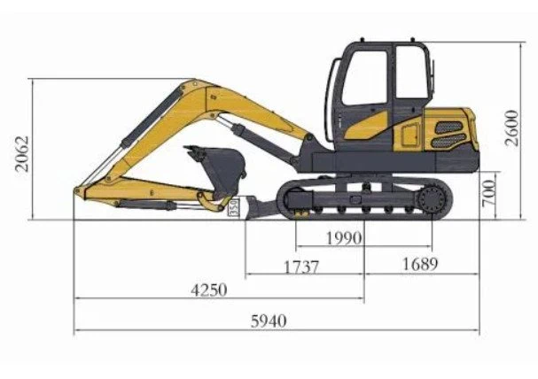 6 ton excavator