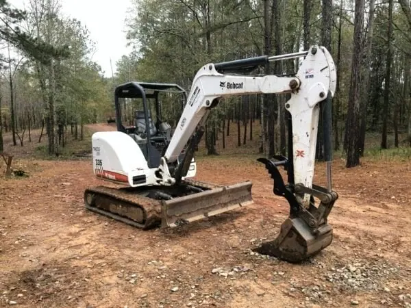 Bobcat Excavator mini size