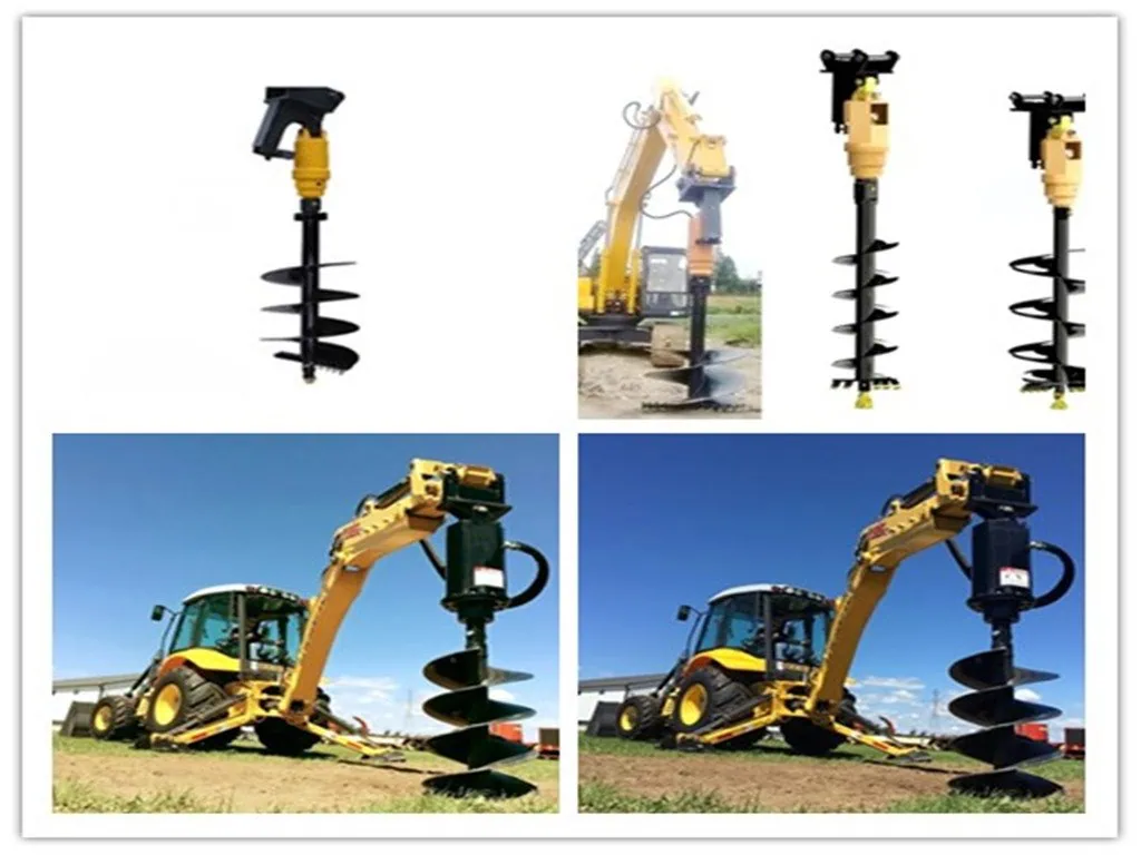 Hydraulic Auger Excavator Attachment