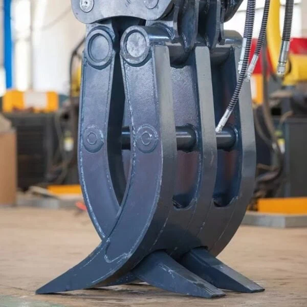 Premium Rotating Grapple for Excavator Wood Rock Stone Steel Grapple Claw Attachment - Image 3