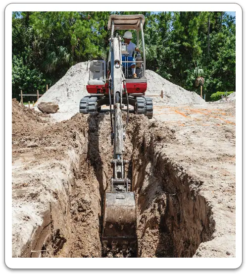 trenching Digging